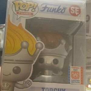 Funko Pop! Torchy Silver and Orange Action Figure